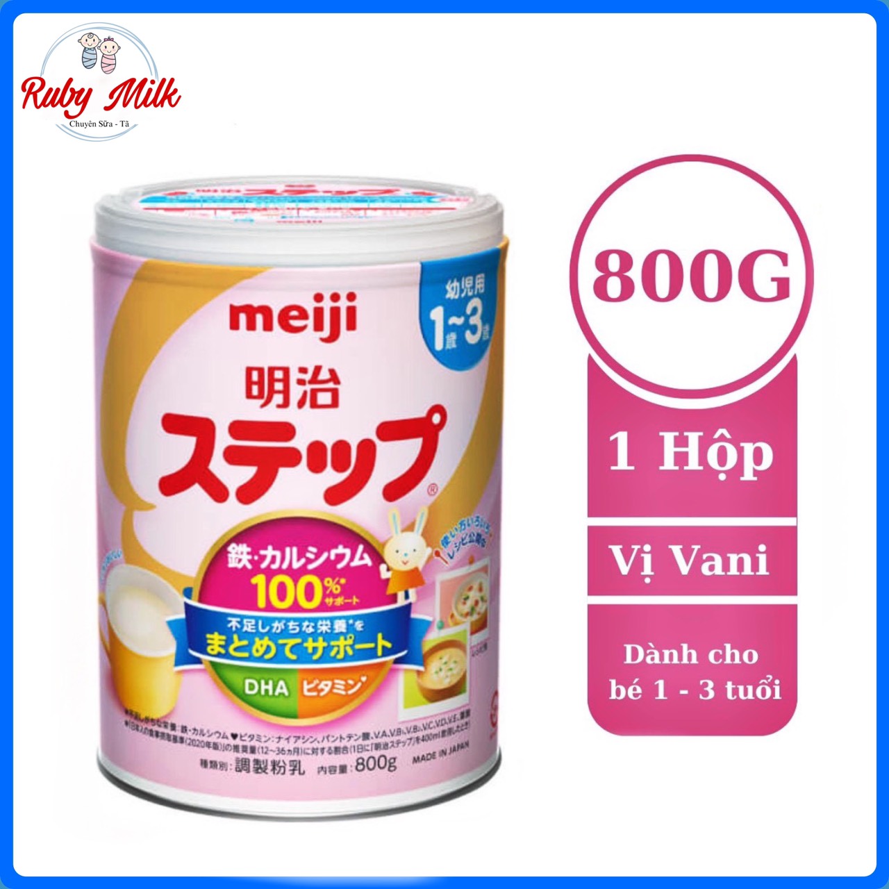Sữa meiji số 1 nội địa nhật lon 800g