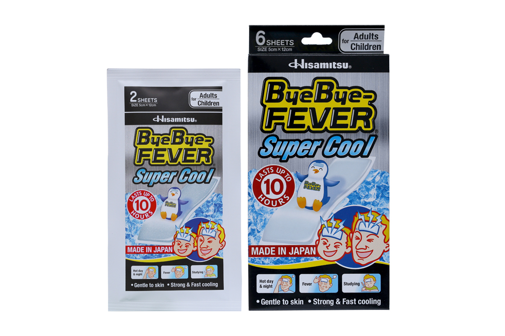 Miếng dán hạ sốt ByeBye Fever Super Cool (3 gói x 2 miếng)