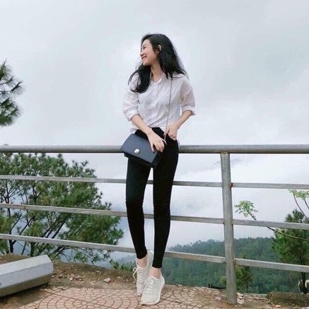 Quần legging nữ bigsize chất cotton mềm mịn co giãn