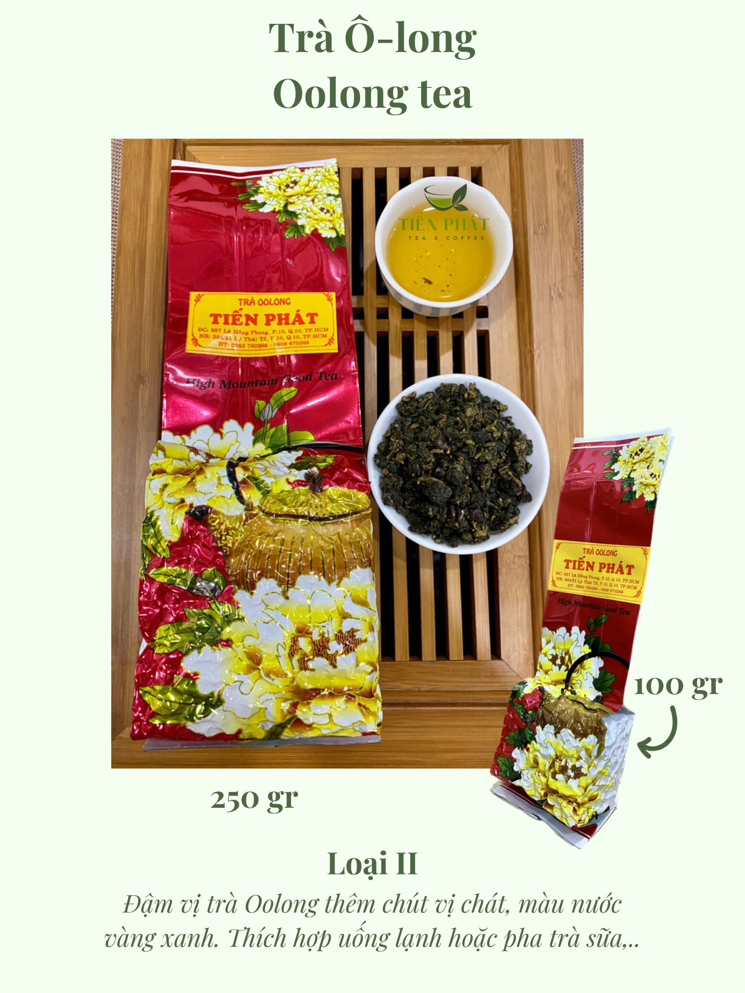 TRÀ Ô LONG CHUẨN VỊ ĐÀI LOAN