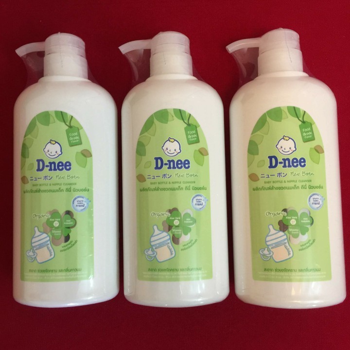 Nước rửa bình sữa Dnee thái lan dạng chai 620ml