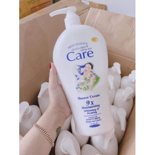 Sữa tắm dê White Care trắng mịn 1200ml