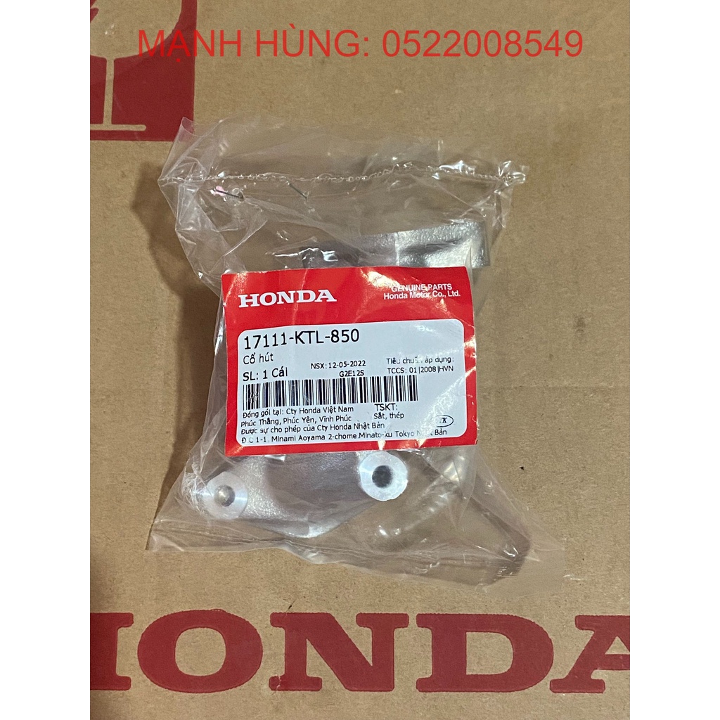 Cổ hút, co xăng Wave A, Wave RS 100 (17111KTL850)