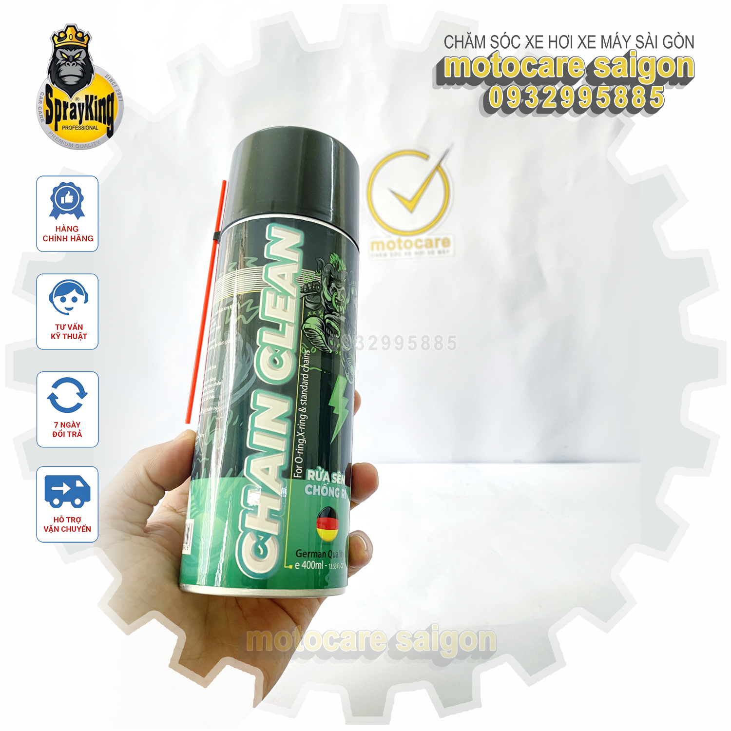 Rửa sên sprayking mới 400ml