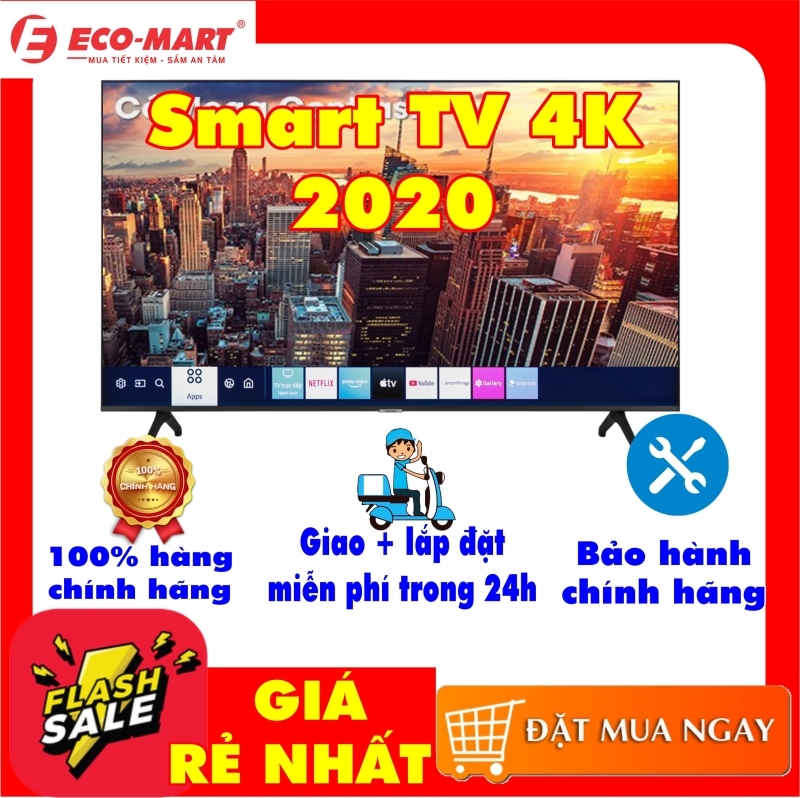 Bảng giá Smart Tivi Samsung UA65TU8100 4K 65 inch Mới 2020 (GIAO HÀNG TOÀN QUỐC - MIỄN PHÍ GIAO+LẮP ĐẶT TẠI HÀ NỘI)