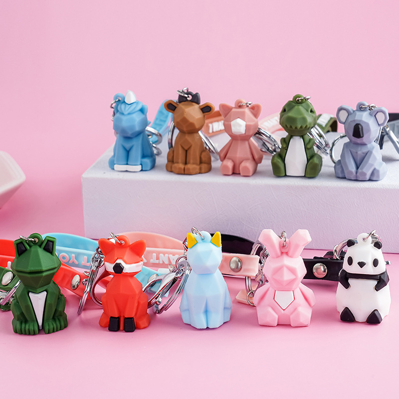 Móc Khoá Hình Thú 3D Siêu Chất