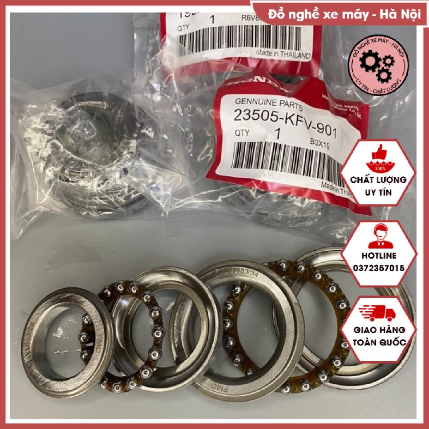 Bát phốt honda yamaha fmc bát phốt, chén cổ xe fmc honda/yamaha 6 chi tiết cao cấp