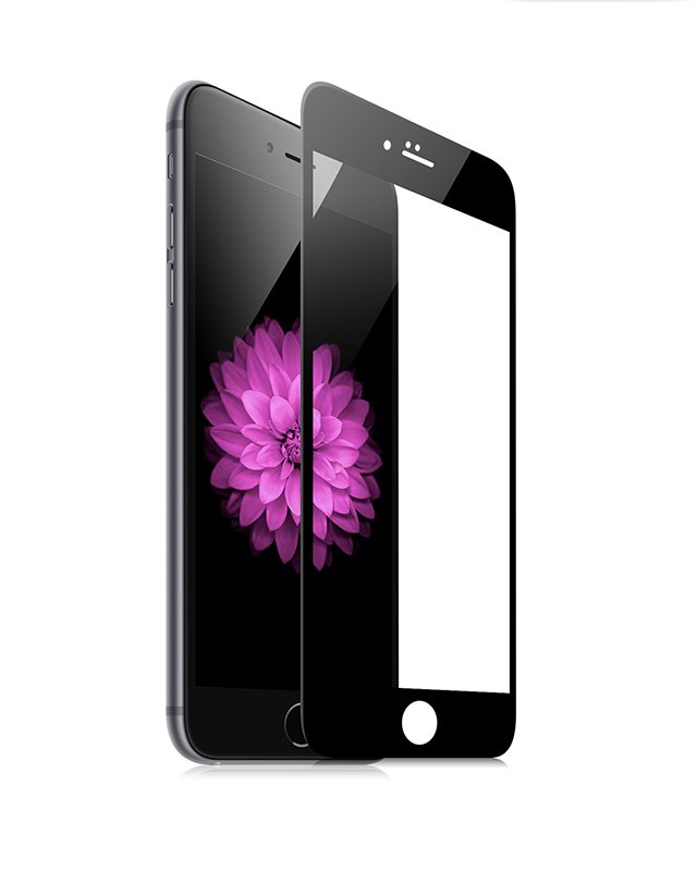 Kính cường lực full màn cho iPhone 6, 7, 8 (trắng, đen)