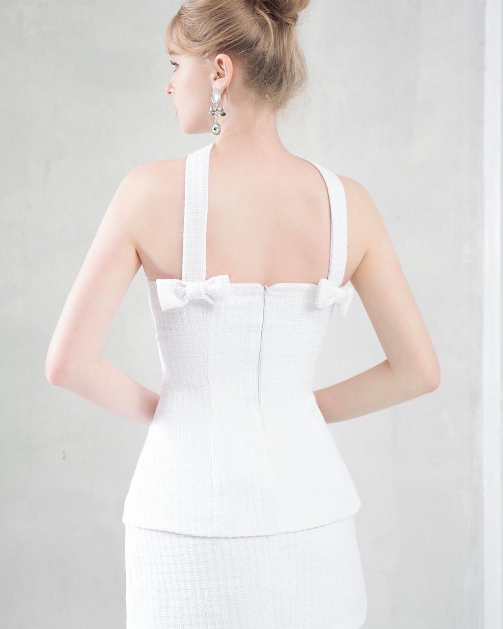 MALIE SET - SET DẠ TRẮNG có tách set (ÁO VÀ CHÂN VÁY) SEDUISANT.REV