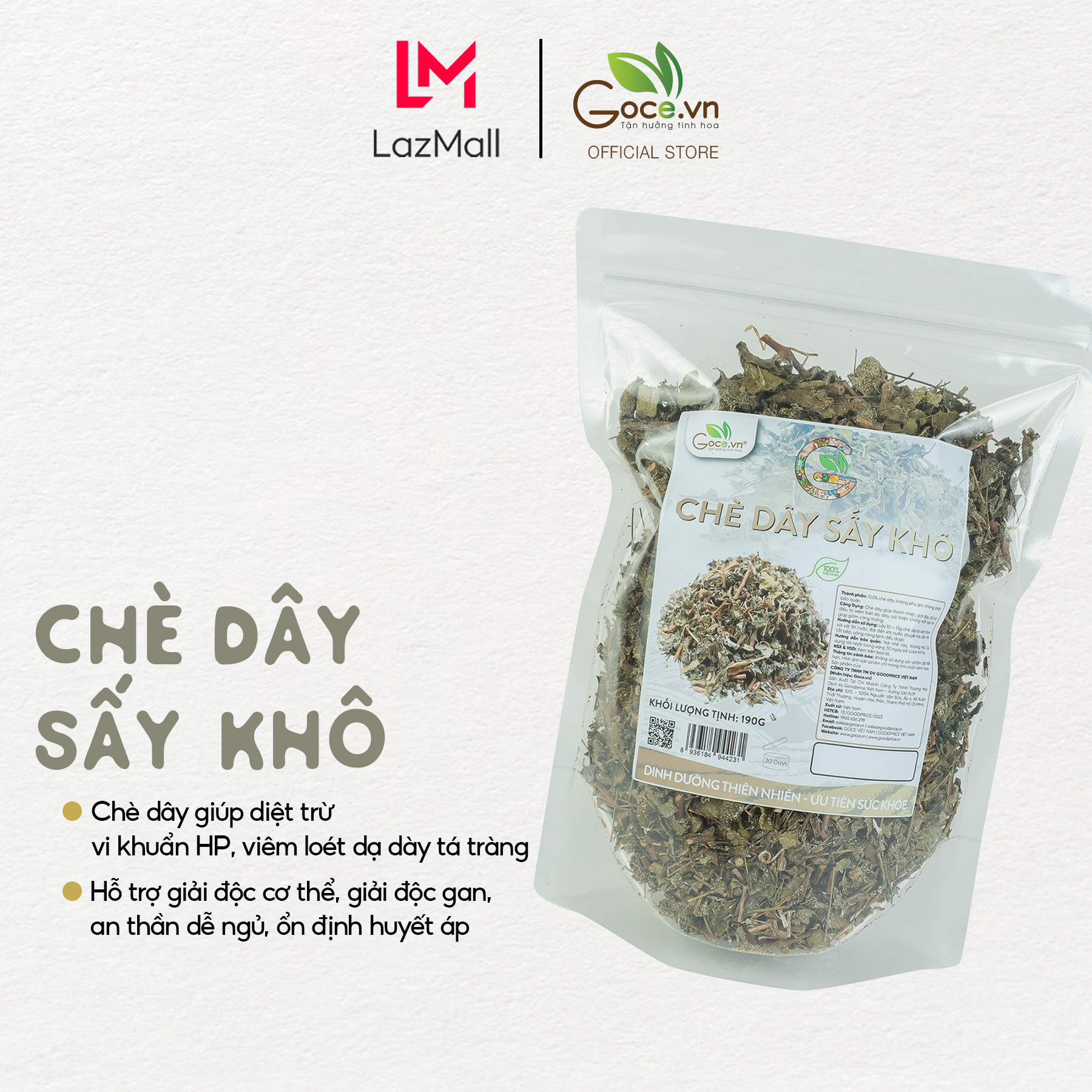 Chè dây sấy khô Goce - 190g