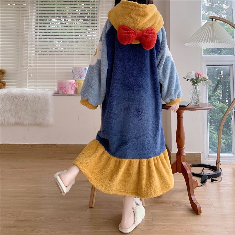 (Sẵn) Váy Ngủ Bông Bạch Tuyết N24
