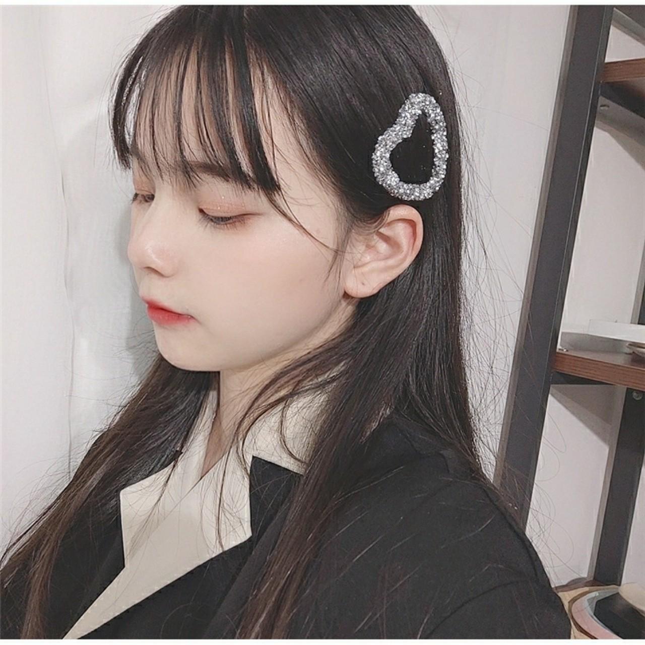 KẸP TIM ĐÍNH ĐÁ LẤP LÁNH