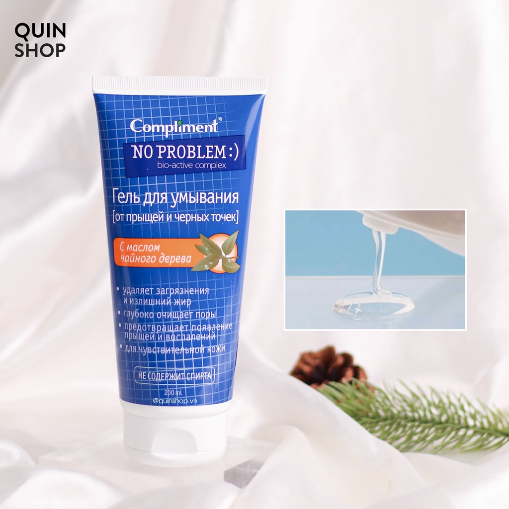 Sữa Rửa Mặt Giảm Mụn Compliment No Problem Bio-Active Complex Cleanser