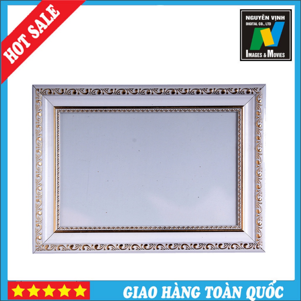 Khung ảnh treo tường khung 199 bản 5 móc xích kích thước 20x25cm lưu kỷ niệm ảnh gia đình phong cảnh tranh thêu ý nghĩa