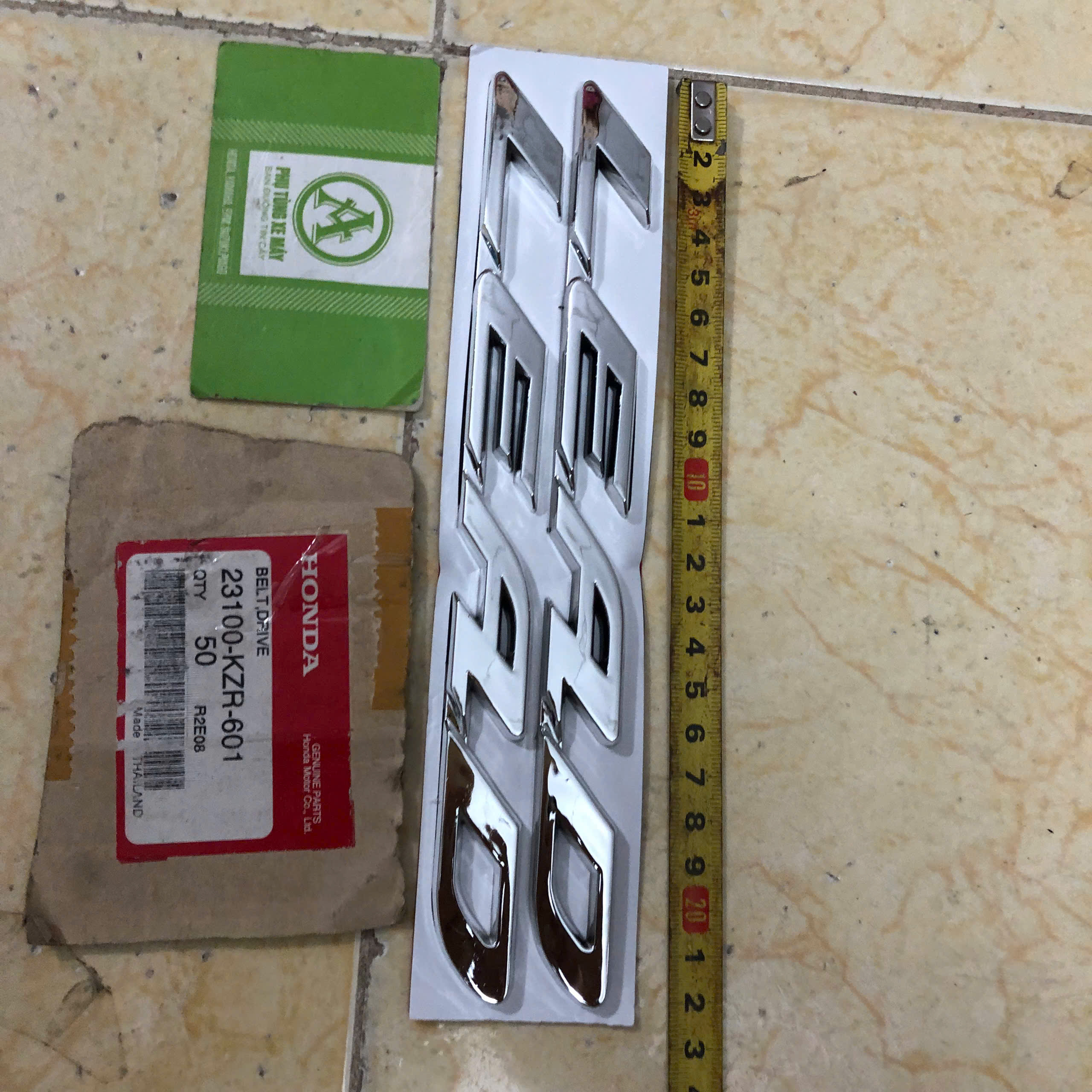 Bộ tem nổi dán xe Lead 2009 - 2012 (giá 1 cặp) màu Bạc