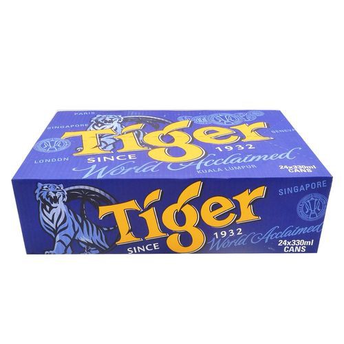 Thùng Bia Tiger 24 Lon 330ml - Date mới