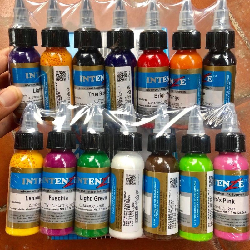 Mực Xăm Hình Đẹp FREESHIPMực Xăm Hình Mini-Mực Tattoo Trên Da giả-30ml giá rẻ