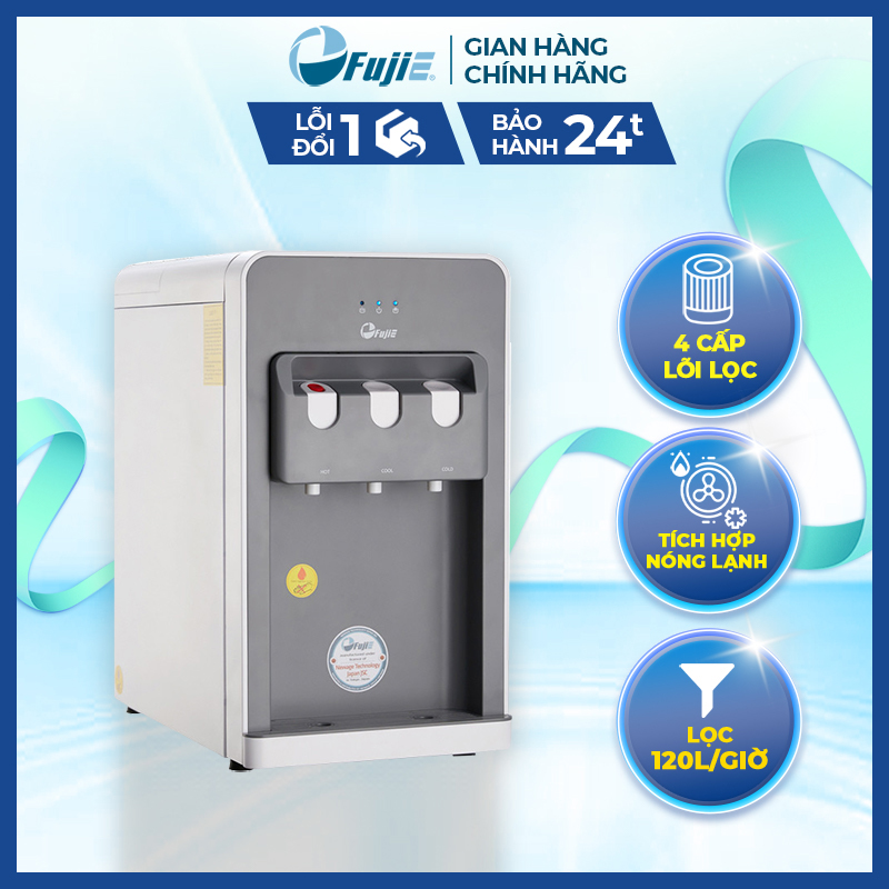 Máy lọc nước UF siêu lọc tích hợp làm nóng lạnh cao cấp FujiE x FujieHome WPD508C công nghệ Nhật Bản