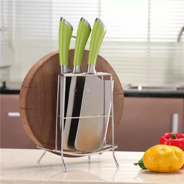 Kệ để dao,thớt inox cài dao ,kệ cài dao thớt, kệ để nắp vung dao thớt bằng inox đa năng tiện lợi