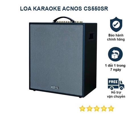 Loa kéo karaoke loa kéo karaoke mini bluetooth xách tay acnos cs550sr