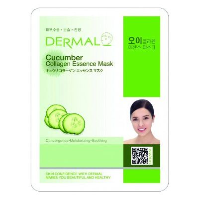 [ Mua 10 tặng 2 ] Mặt nạ Dermal dưỡng da tinh chất dưa leo