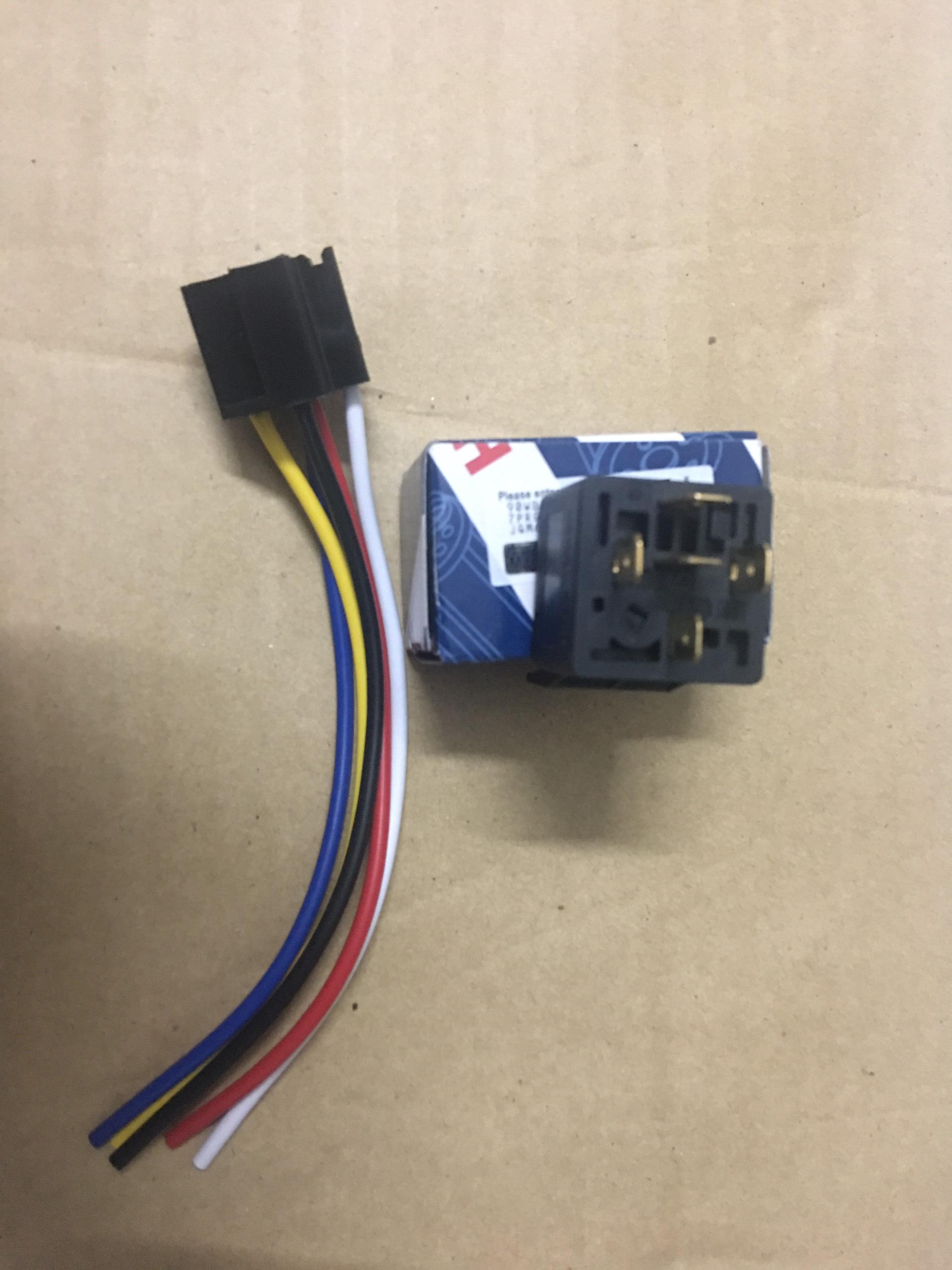 Rờ le Relay 5 chân 12v 30A BOSC+zac xịn