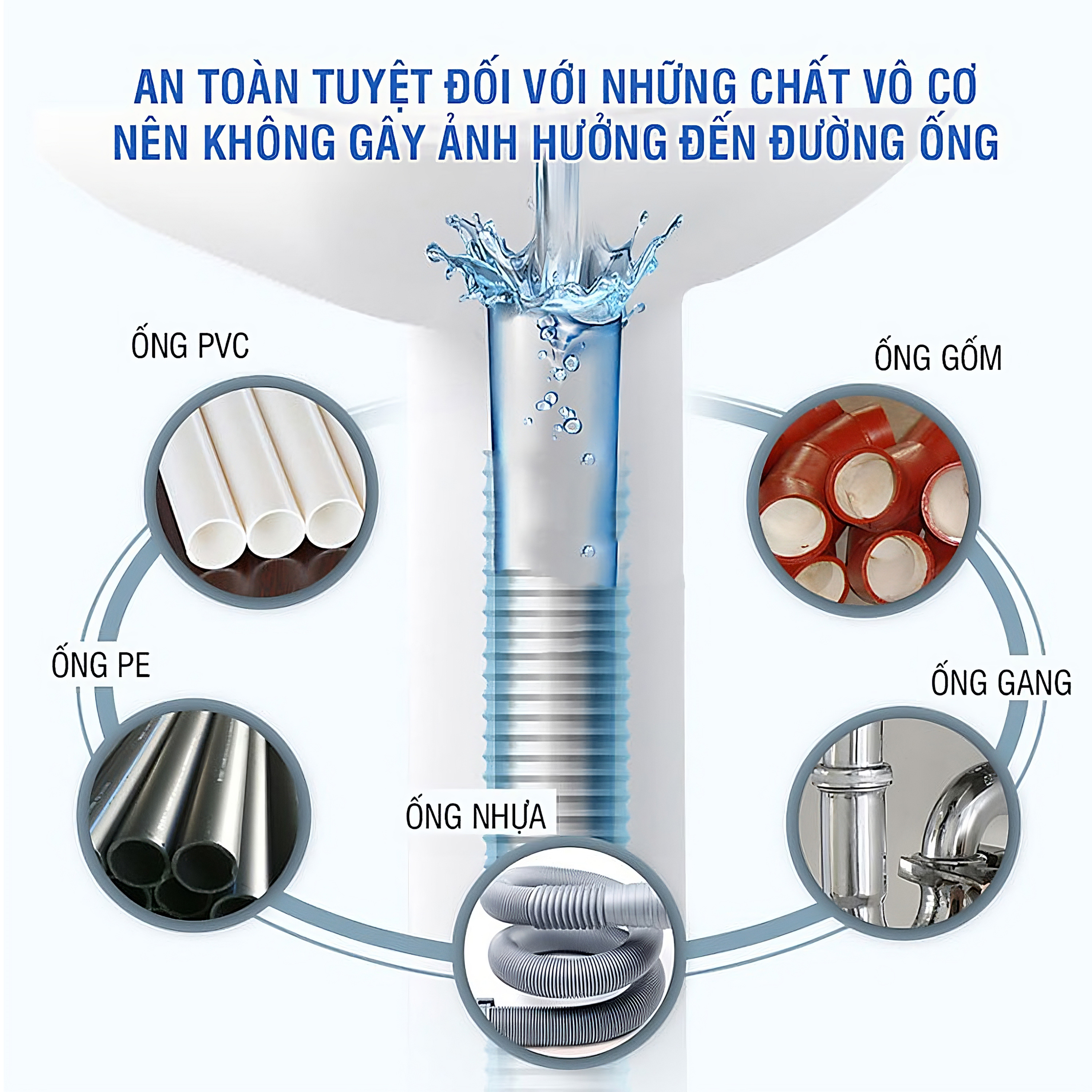Bột Thông Cống Jack Siêu Mạnh - Gói 300gr - Thông  tắc siêu tốc 5 - 10 phút