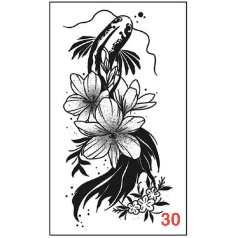 Hình xăm dán chống nước, Hình Xăm Tattoo Cao Cấp