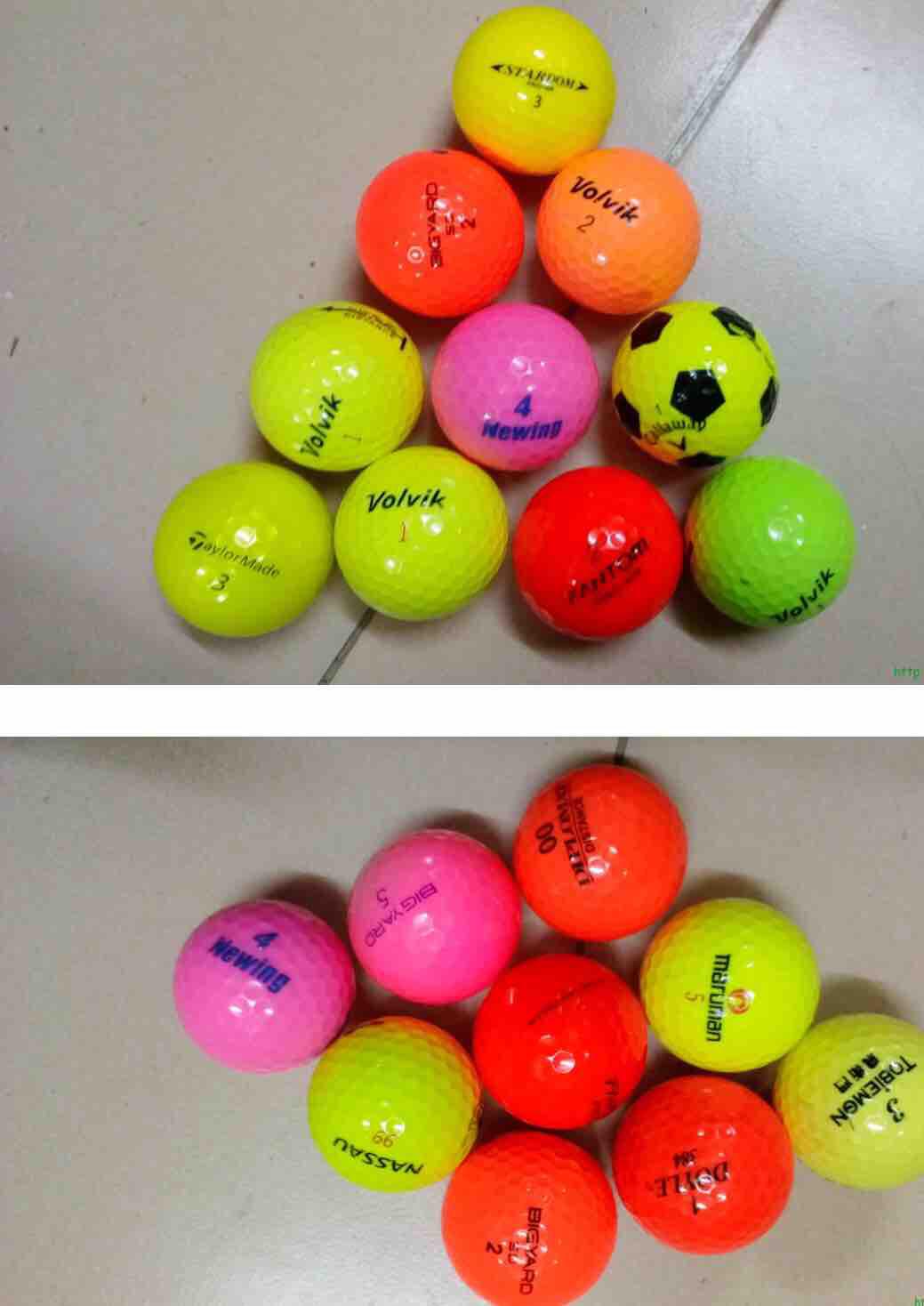 10 quả bóng golf màu mới trên 90 phần trăm