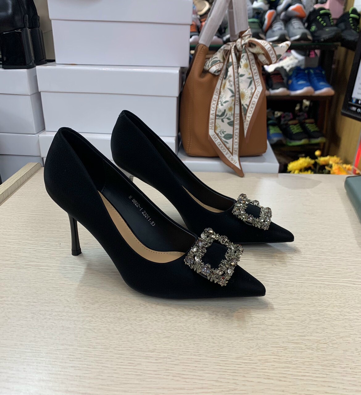 Giầy Cao Gót Nữ Gót Nhỏ Cao 7cm Hàng QCCC