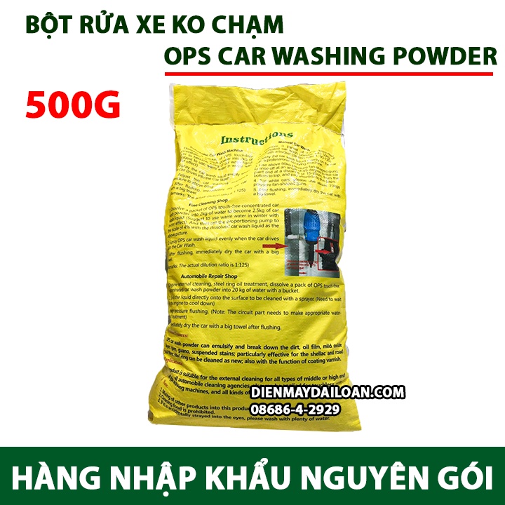 COMBO 10 GÓI BỘT RỬA XE KHÔNG CHẠM OPS Cao Cấp