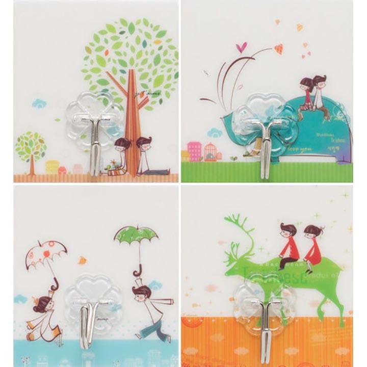 [HCM]Combo 10 Móc dán tường 3D nhiều hình .