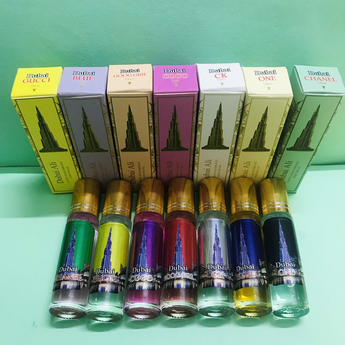 [7 mùi hương] Tinh dầu nước hoa Dubai Ali, dạng lăn mini 10ml