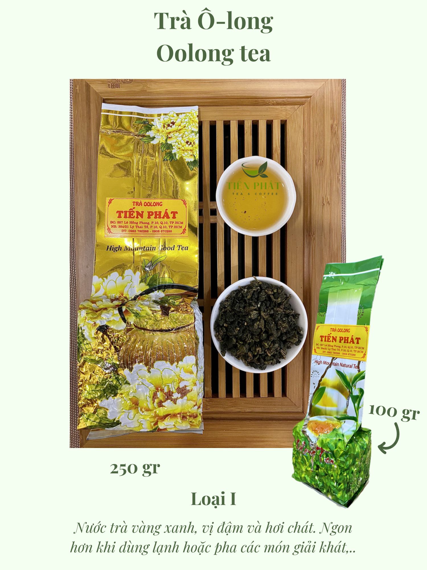 TRÀ Ô LONG CHUẨN VỊ ĐÀI LOAN