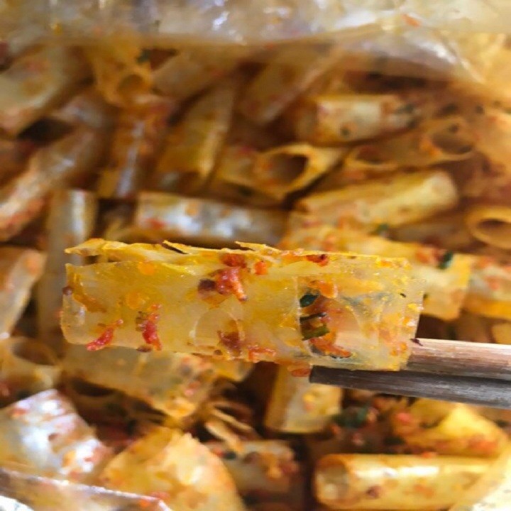 BÁNH TRÁNG  CUỘN TRỘN SA TẾ  SIÊU NGON