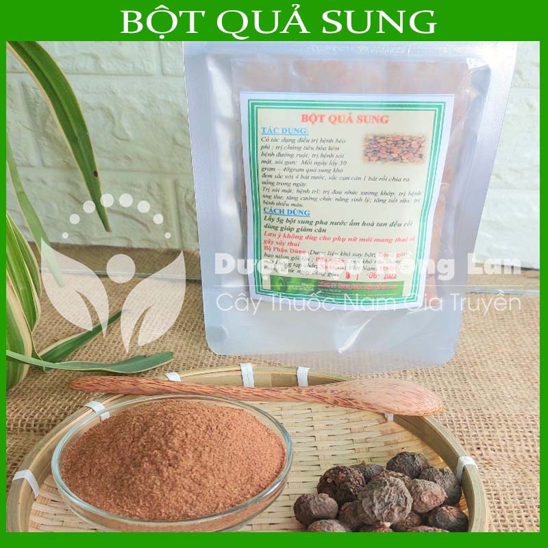 ✅[Thượng hạng] 500G Bột Quả Sung nguyên chất loại 1 (không pha chộn tạp chất, đã sao thơm, không chất bảo quản)
