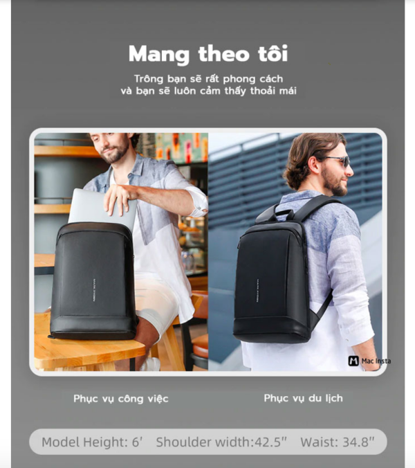 Euro Quality - Balo siêu mỏng nhẹ Mark Ryden – SLIM
