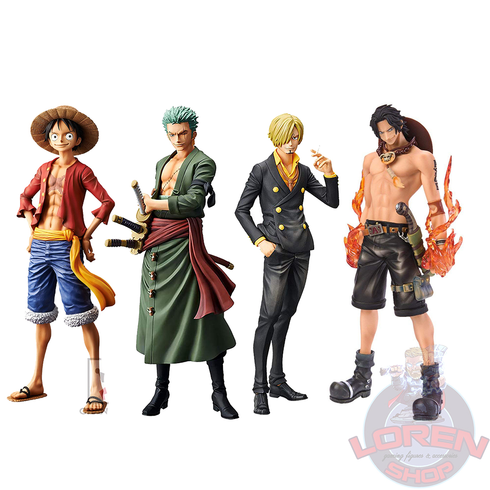 Mô Hình Onepiece | Ace- Luffy - Zoro - Sanji (28Cm)