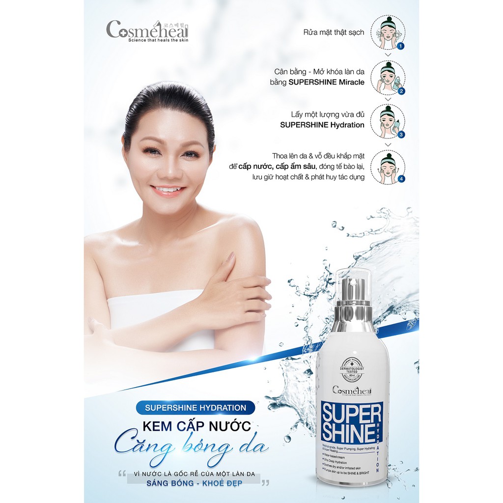 Kem Cấp Nước Cosmeheal Super Shine Hydration (50ml)