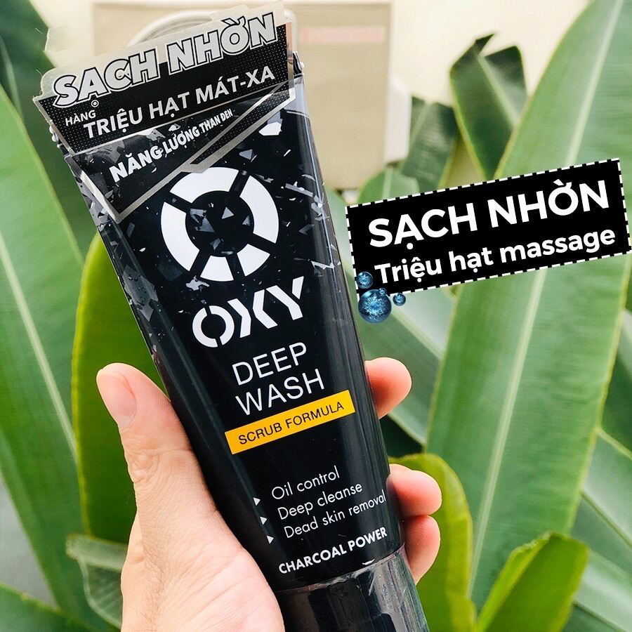 [CAM KẾT CHÍNH HÃNG]Kem rửa mặt sạch sâu OXY Deep Wash (Cream) 100g