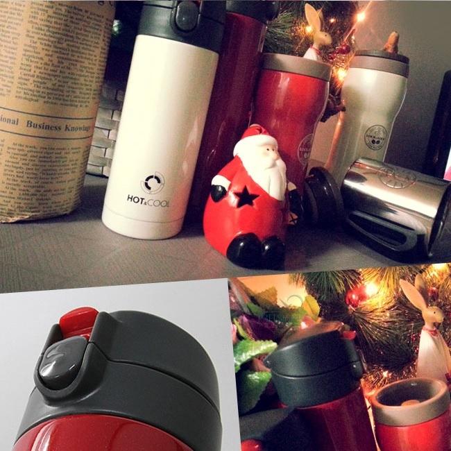Bình Giữ Nhiệt Lock&Lock Cherry Vacuum 450ml LHC540