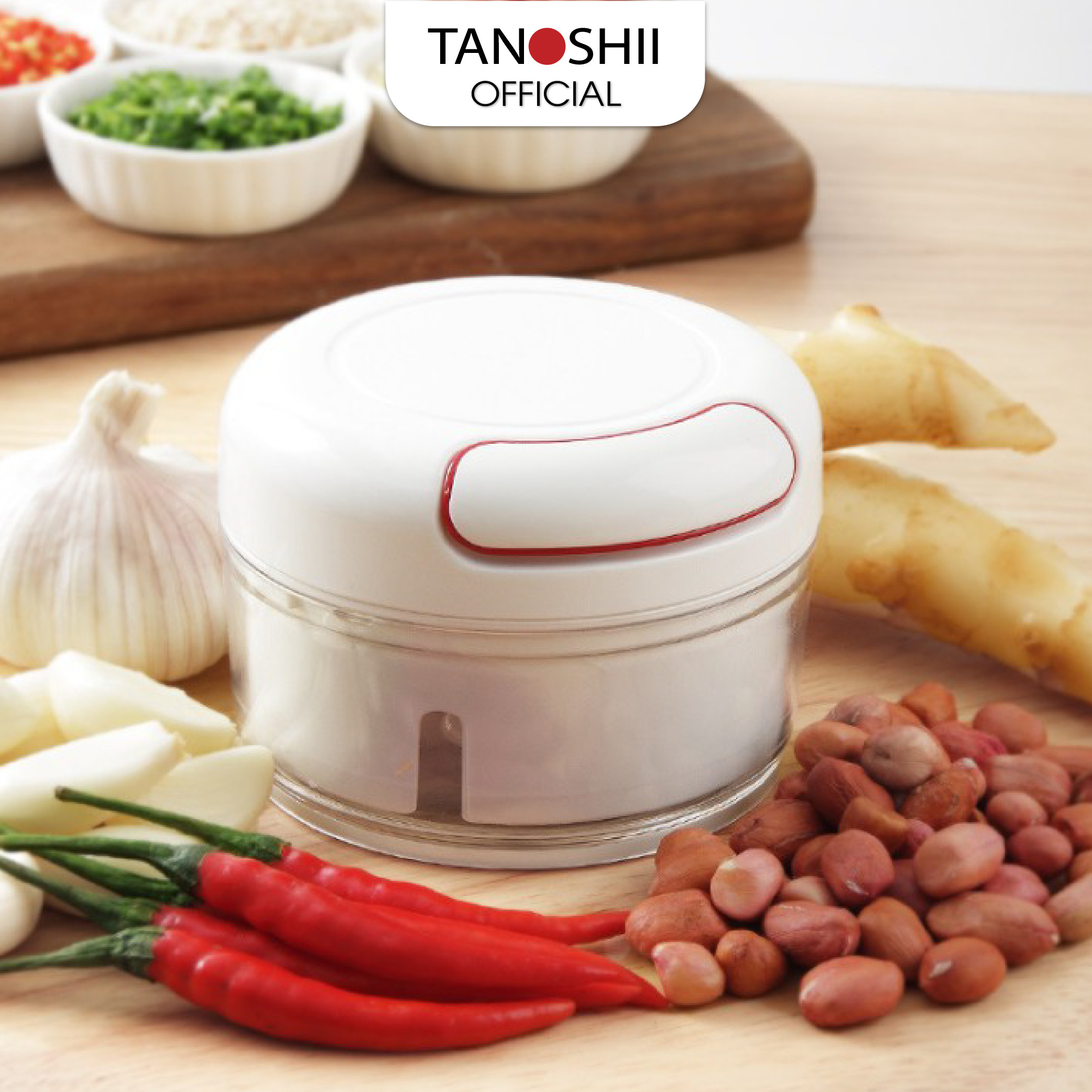 Máy xay tỏi ớt cầm tay mini