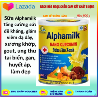 Sữa bột Alphamilk NaNo Curcumin Nấm Lim Xanh, tăng cường sức đề kháng thumbnail