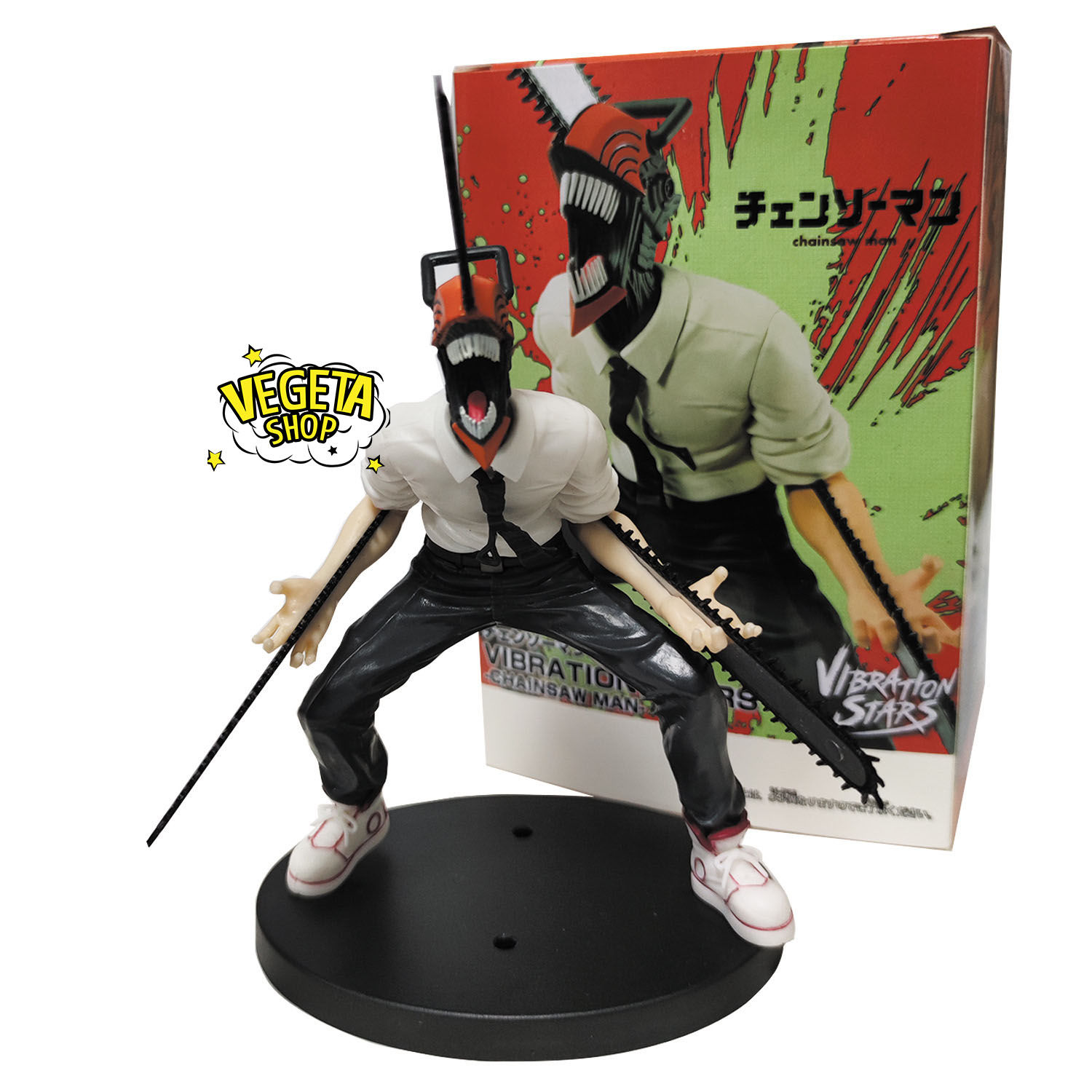 Mô hình Chainsaw Man - Nhân vật Denji hóa Quỷ cưa máy - Kích thước Denji Cao 18,5cm - Fullbox Chainsaw man Quỷ cưa