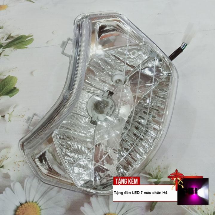 [QUÀ SIÊU CHẤT - TẶNG ĐÈN LED 7 MÀU CHÂN H4 CỰC SÁNG] Đầu đèn pha xe SCR full bộ