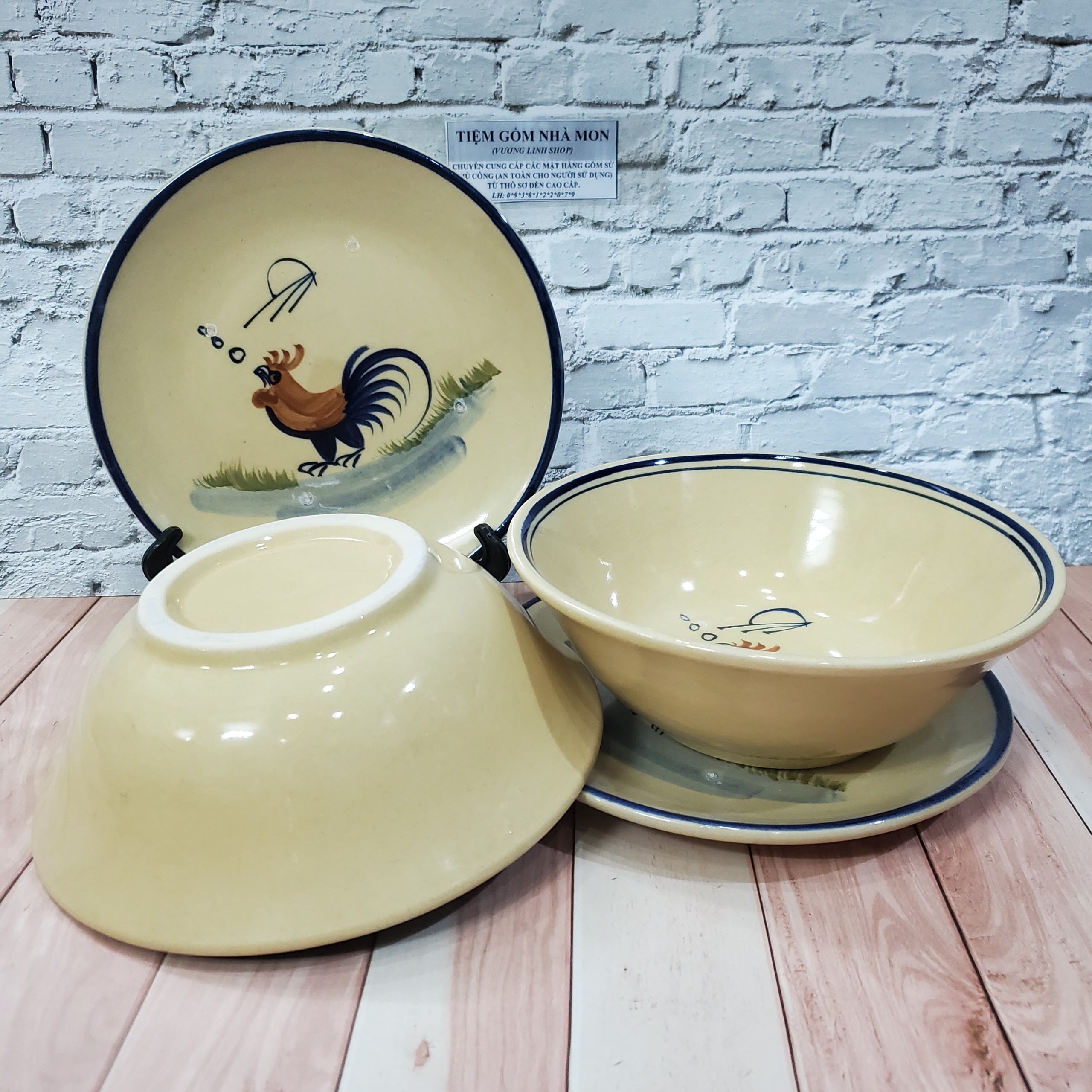 [FREESHIP MAX]COMBO 2 MÓN TÔ DĨA CON GÀ THỦ CÔNG LOẠI 1