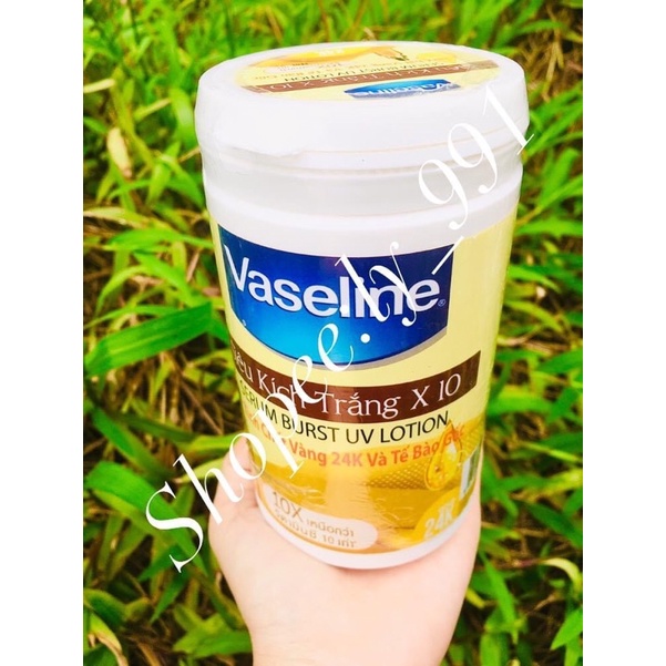 Body Siêu Kích Trắng Vaseline 250g