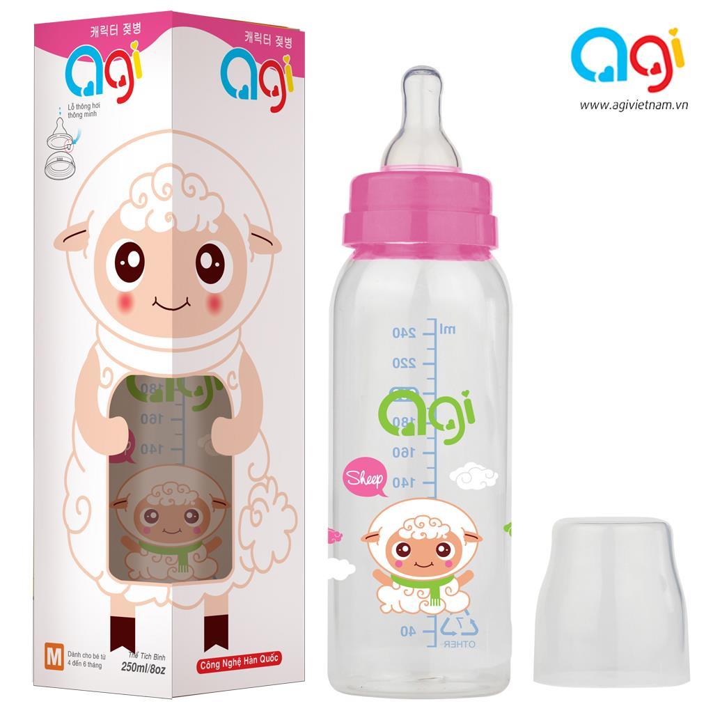 BÌNH SỮA AGI 250 MLV- BÌNH SỮA CHO BÉ