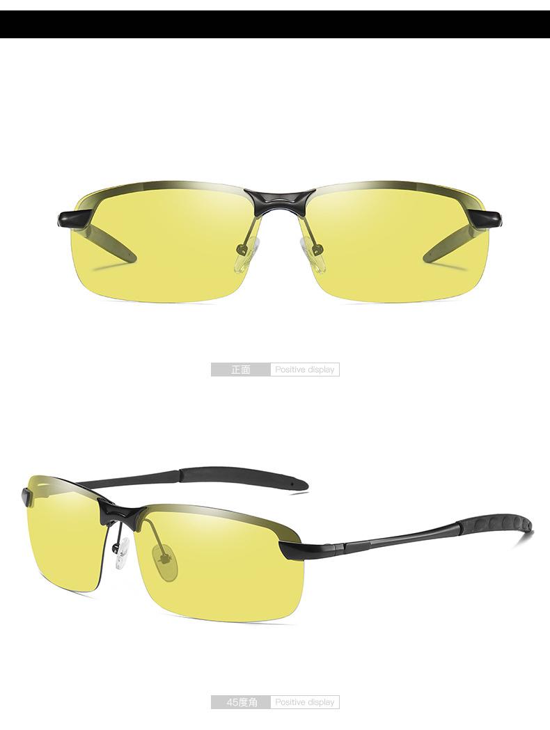🕶️ Kính Mát Đổi Màu Nam Nữ AVIATOR 8003 – Gọng Nhôm Magiê Siêu Nhẹ, Tròng Polarized Chống Lóa & UV400