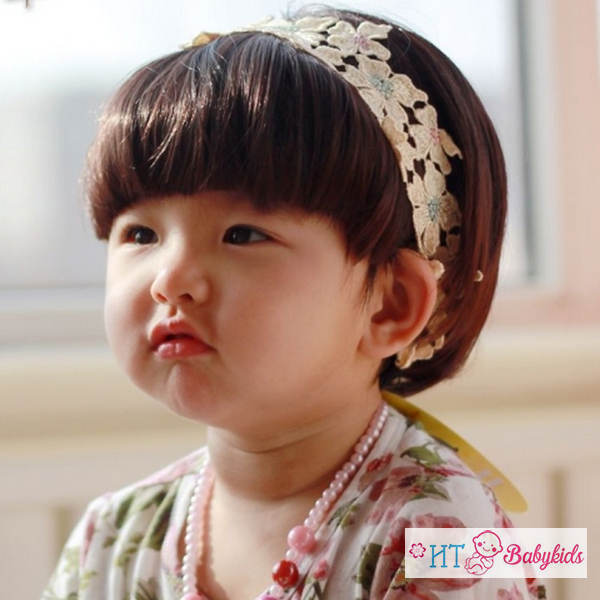 Bộ Tóc Giả Đội Đầu Siêu Dễ Thương Cho Bé Gái